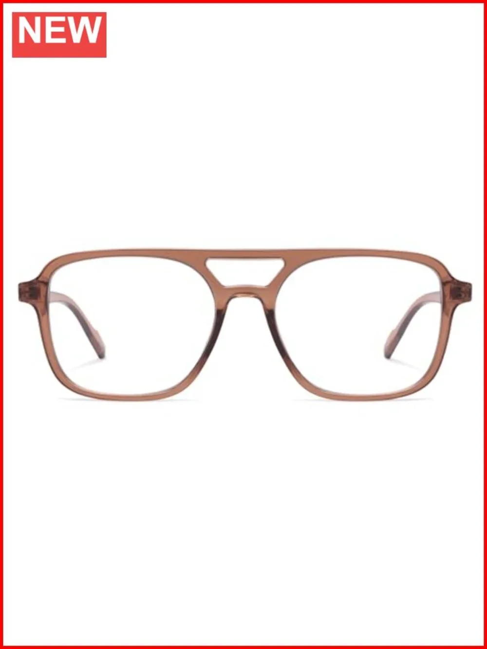 Trendy Aviator Blue Light Blocking Glasses Computer Frame